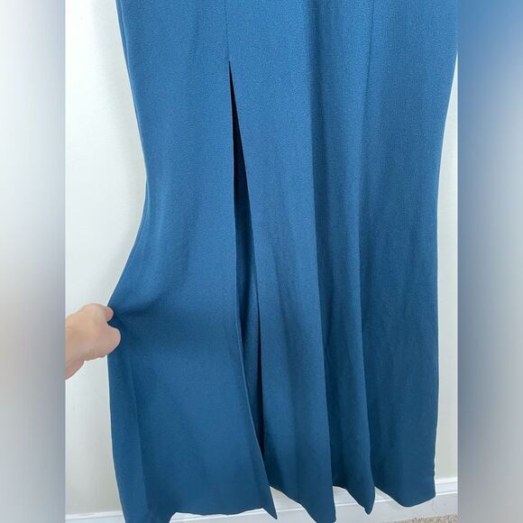 Dress the Population Dress Small Spaghetti Strap Floor-length V-Neck Front Slit - Picture 5 of 7